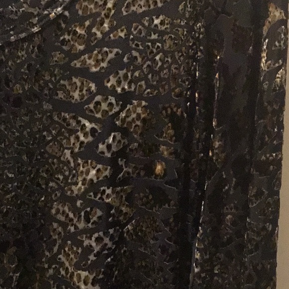 NWT Karen Kane Velvet Burnout Dress - Picture 11 of 11